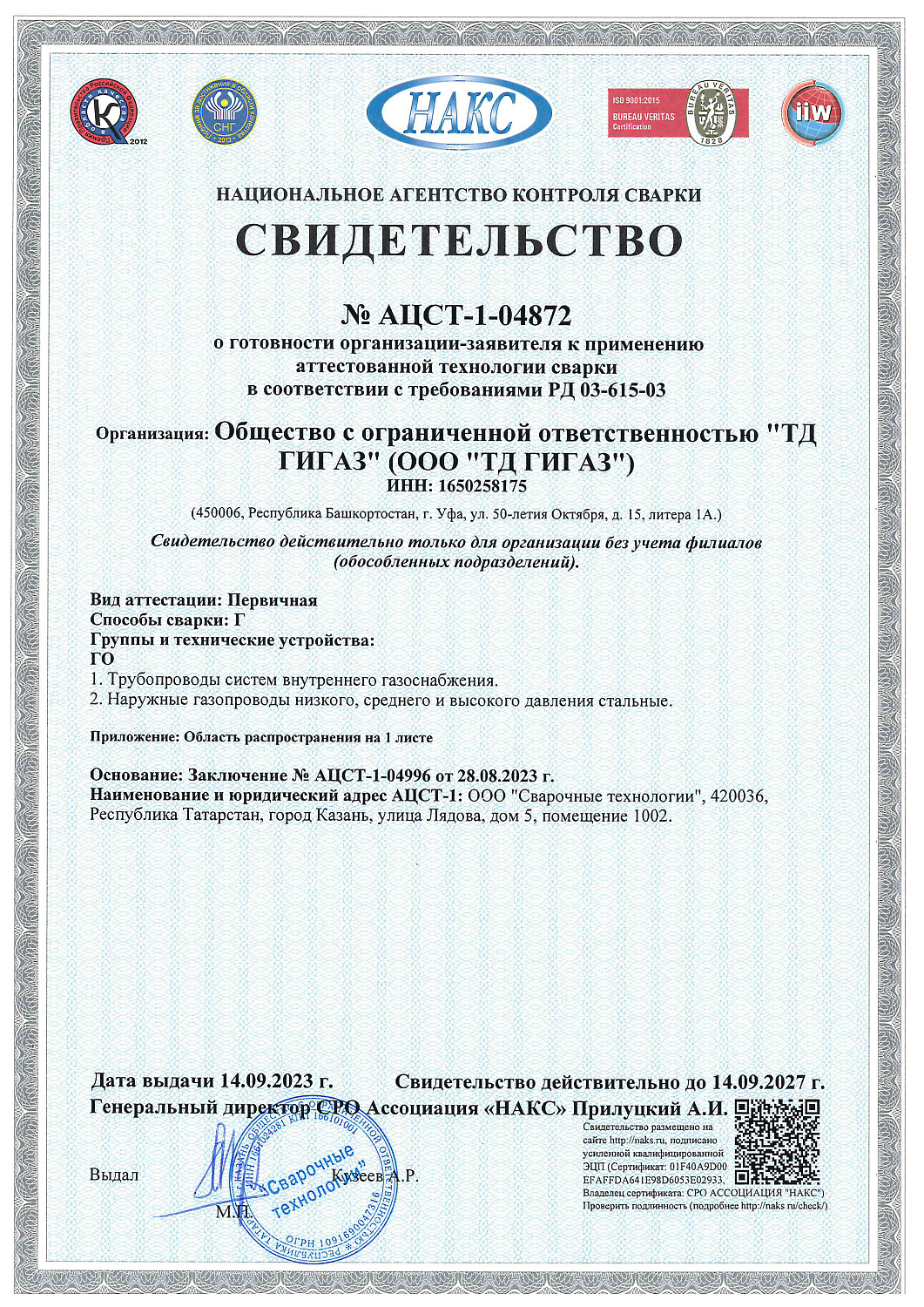 Разрешительная документация